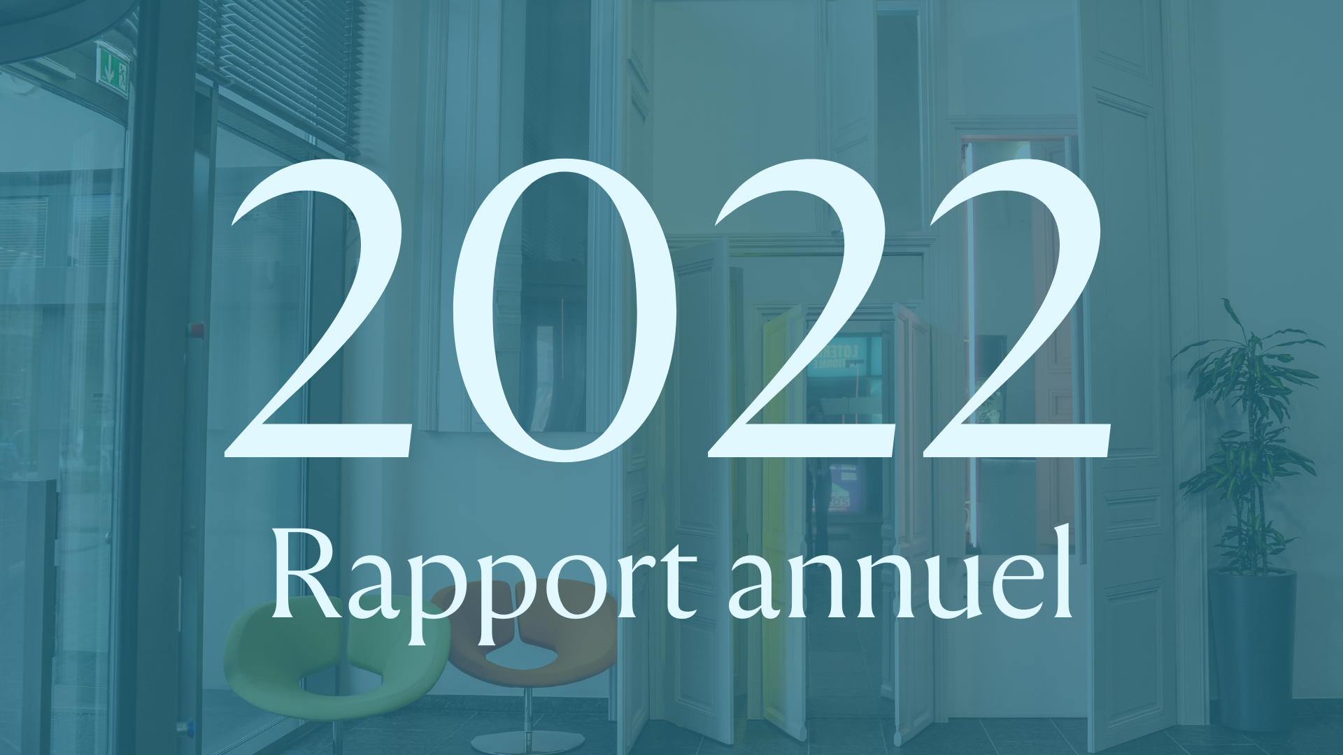 Une image avec le titre «Rapport Annuel»