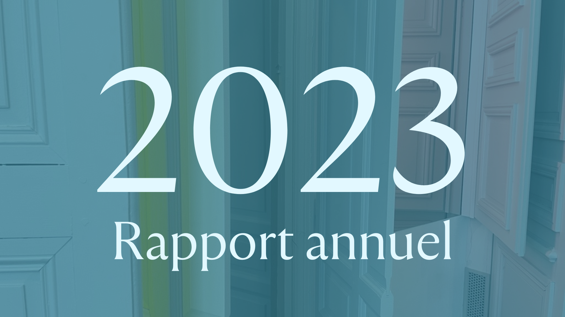 Une image avec le titre «Rapport Annuel»
