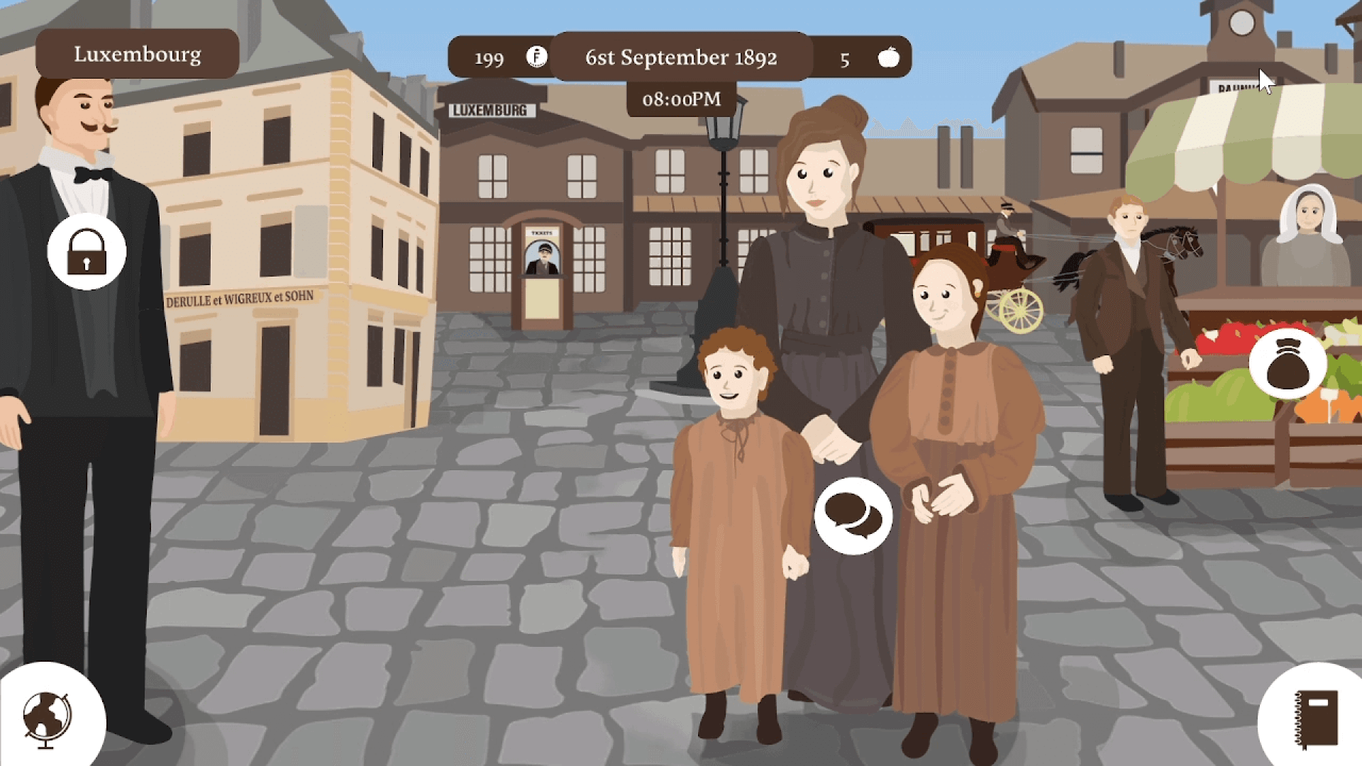 capture d'écran du jeu Migrants' Chronicles