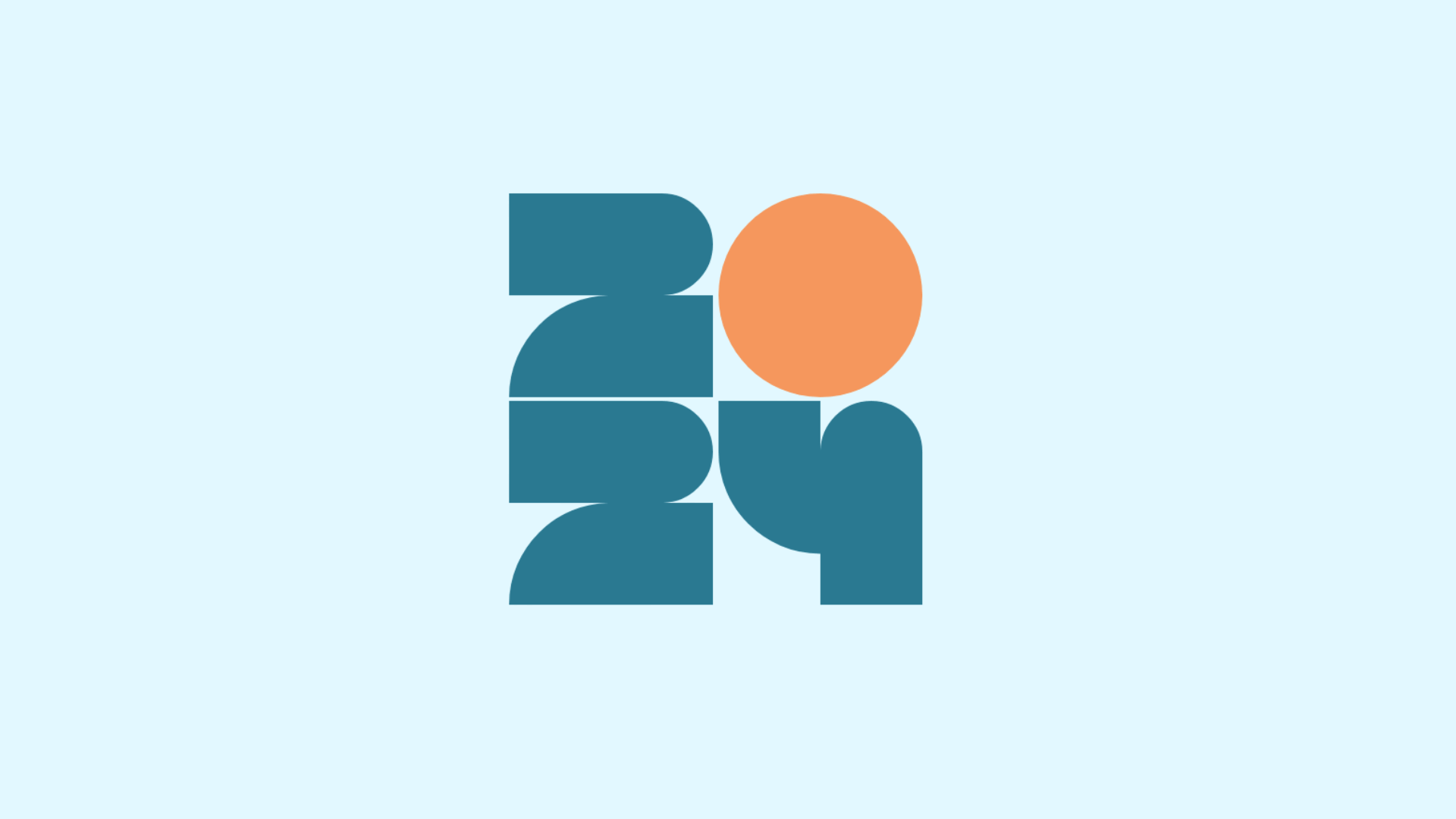An illustration of the number 2024