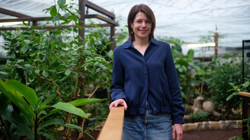 portrait de Maud Hansen, directrice du Jardin des Papillons