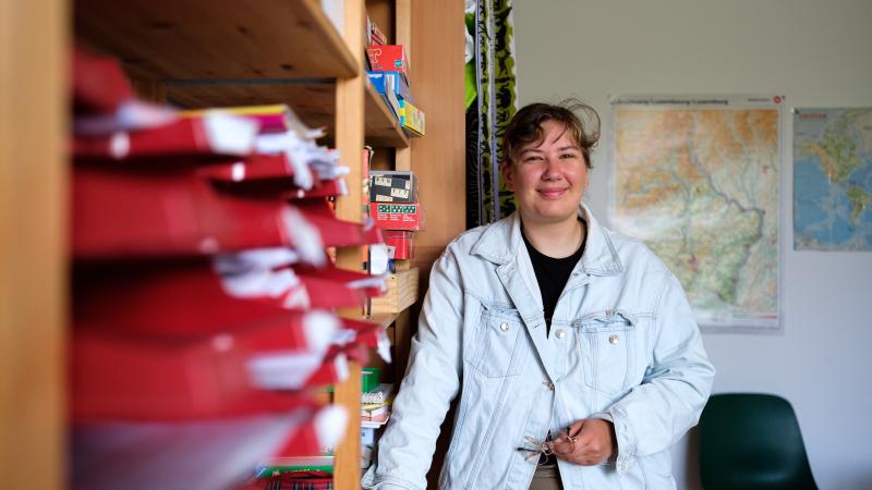 Portrait of Aline Nepomuceno from Jesuit Refugee Service Luxembourg.