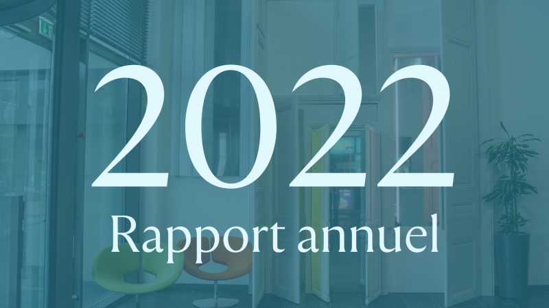 Une image avec le titre «Rapport Annuel»