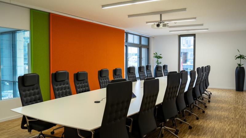 photo d'une salle de réunion dans l'immeuble de l'Œuvre Nationale