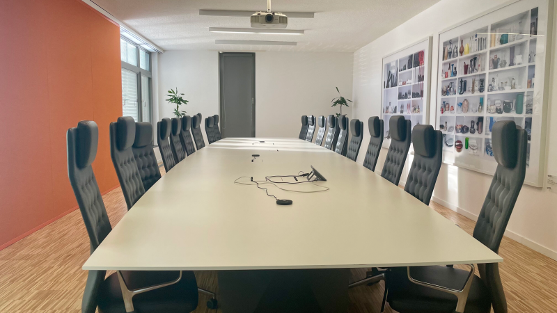 Foto eines Besprechungsraums im Gebäude der Œuvre Nationale